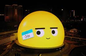 Orbi, the Sphere's official emoji character, displayed on the Exosphere